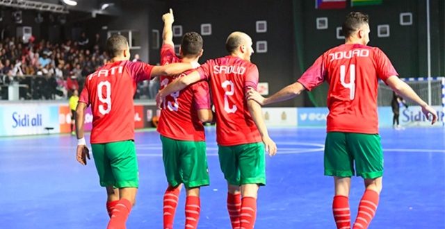 المنتخب المغربي 1 640x330 - الأسود يتوجون بكأس العرب لكرة القدم داخل القاعة